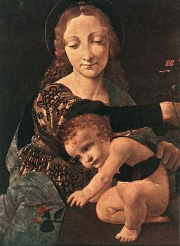 Giovanni Antonio Boltraffio : Virgin and Child with a Flower Vase